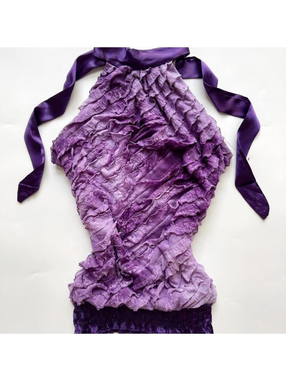 Ruffle Halter Top Size : S/M